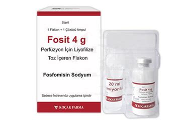 Fosit 4 G Iv Perf. Icin Liyo. Toz Iceren 1 Flakon