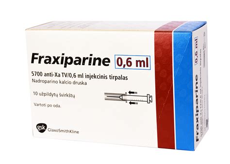 Fraxiparine 5700 Iu/0.6 Ml 2 Enjektor