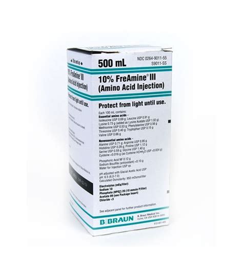Freamine Iii %8.5 500 Ml(setsiz)