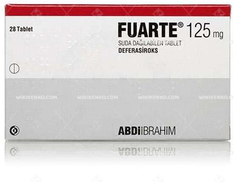 Fuarte 125 Mg Suda Dagilabilen 28 Tablet