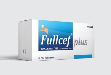 Fullcef Plus 300/125 Mg 20 Film Kapli Tablet