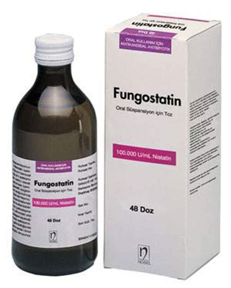 Fungostatin 100.000 U / Ml Oral Suspansiyon Icin Toz 50 Ml