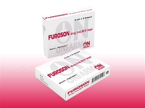 Furoson 40 Mg/4 Ml I.m./i.v. 5 Ampul