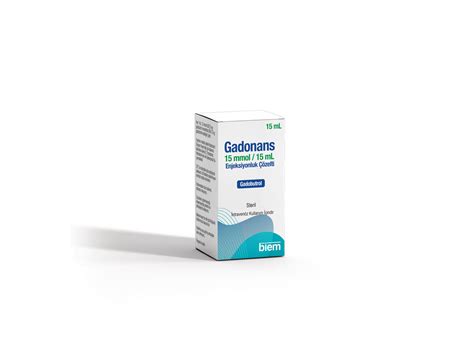 Gadonans 15 Mmol/15 Ml Enjeksiyonluk Cozelti (15 Ml)