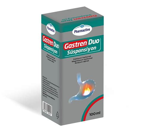 Gastren Duo 600 Mg+ 70 Mg + 150 Mg/5 Ml 100 Ml Suspansiyon (100 Ml)