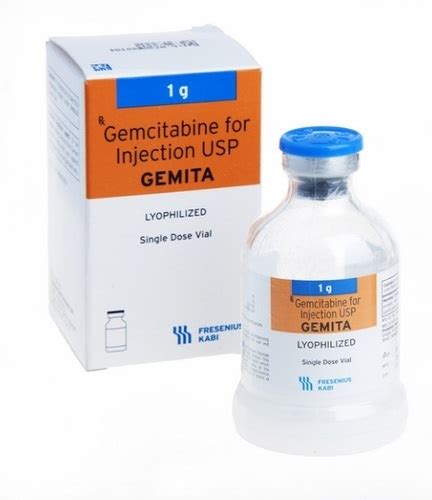 Gemcitabine Kabi 1 G Infuzyonluk Cozelti Hazirlamak Icin Liyofilize Toz, 1 Flakon