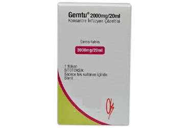 Gemtu 2000 Mg/20 Ml Enjeksiyonluk Solusyon (1 Flakon)