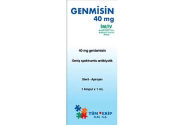 Genmisin 40 Mg 1 Ampul