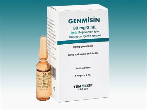 Genmisin 80 Mg 1 Ampul