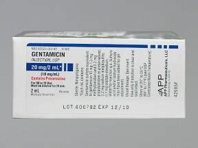 Gentamed 20 Mg/2 Ml I.m./i.v. Enjeksiyonluk Cozelti (1 Ampul)