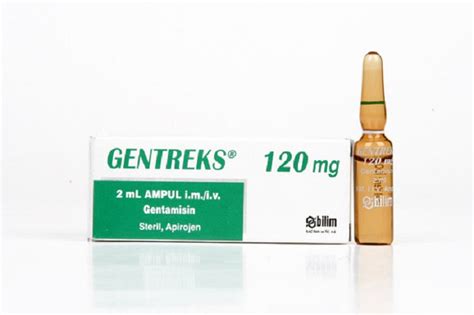 Gentreks 120 Mg / 2 Ml Im/ivenjeksiyonluk Cozelti Iceren Ampul (1 Ampul)