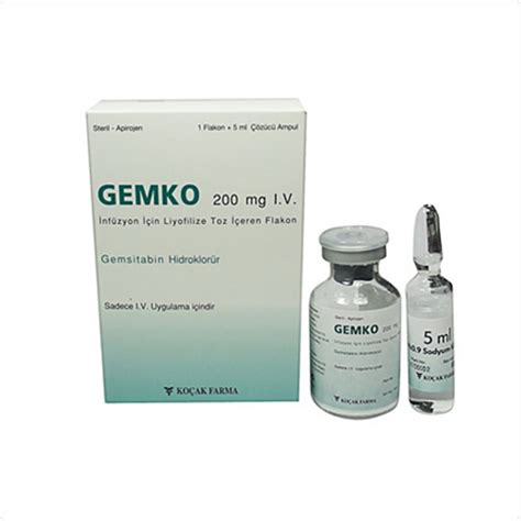 Gesita 200 Mg/5 Ml Infuzyon Icin Konsantre Cozelti Iceren Flakon (1 Flakon)