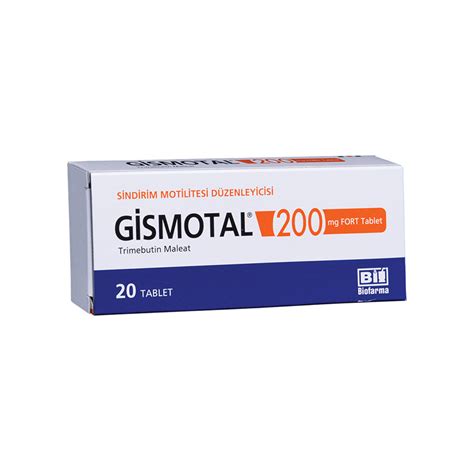 Gismotal 200 Mg Fort 20 Tablet