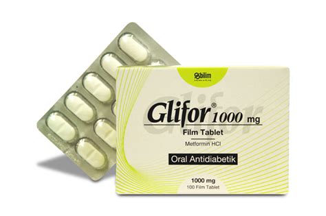 Glifor 1000 Mg 100 Film Tablet