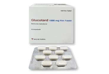 Glucotard 1000 Mg 100 Film Kapli Tablet
