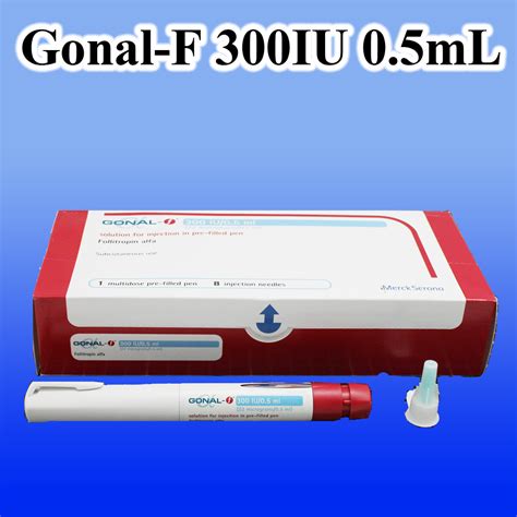 Gonal-f 300iu/0,5ml Kullanima Hazir Dolu Enjeksiyon Kaleminde Enjeksiyonluk Cozelti