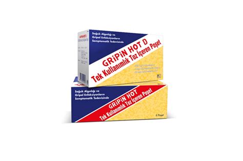 Gripin Hot Pediatrik Tek Kullanimlik Toz Iceren 12 Poset