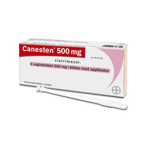 Gyno Canesten 500 Mg 1 Vajinal Tablet