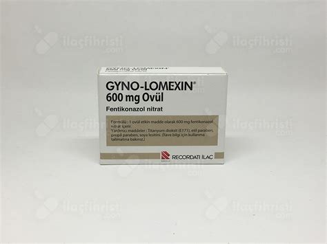 Gyno-lomexin 600 Mg 2 Ovul