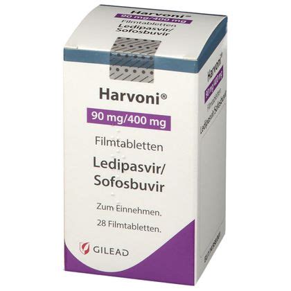 Harvoni 90 Mg/400 Mg 28 Film Kapli Tablet