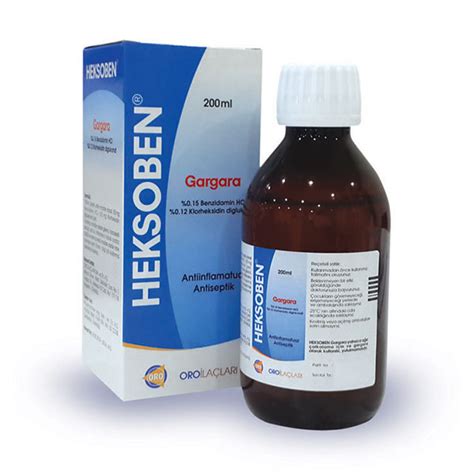 Heksoben %0,15/0,12 Gargara (200 Ml)