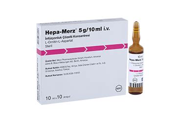 Hepa-merz Infuzyon Konsantresi 10 Mg/amp 5 Ampul