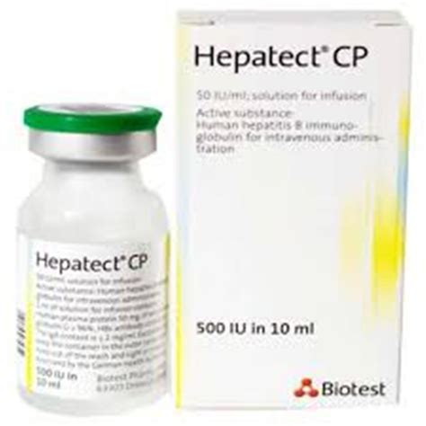 Hepatect Cp 50 Iu 10 Ml Flakon