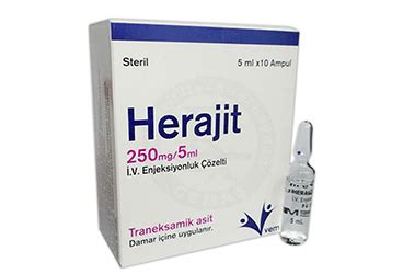 Herajit 250 Mg/5 Ml Iv Enjeksiyonluk Cozelti