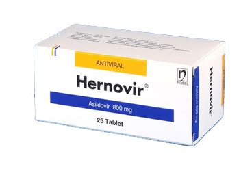 Hernovir 800 Mg 25 Tablet