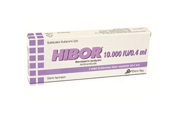 Hibor 10000 Iu/0,4 Ml Kullanima Hazir 2 Enjektor