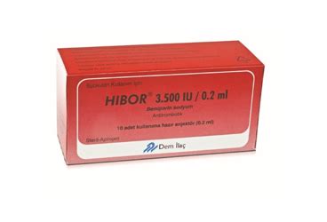 Hibor 3500 Iu/0,2 Ml Kullanima Hazir 10 Enjektor