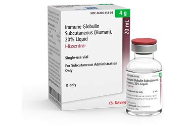 Hizentra 4 G/20 Ml S.c. Uygulama Icin Enjeksiyonluk Cozelti (1 Flakon)