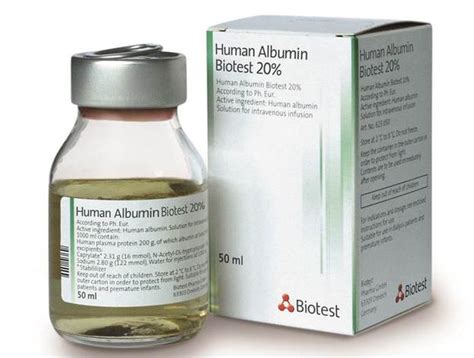 Human Albumin %20 50 Ml Infuzyon Iceren Solusyon