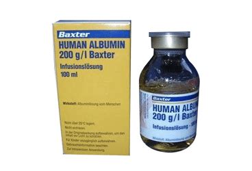 Human Albumin %20 Baxter 100 Ml Iv Infuzyon Icin Cozelti Iceren Flakon
