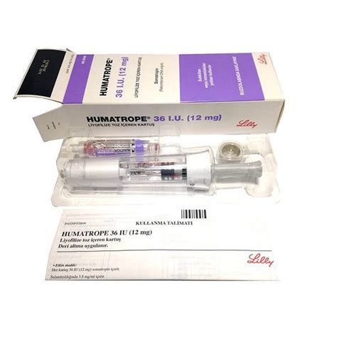 Humatrope 36 Iu (12 Mg) Liyofilize Toz Iceren Kartus