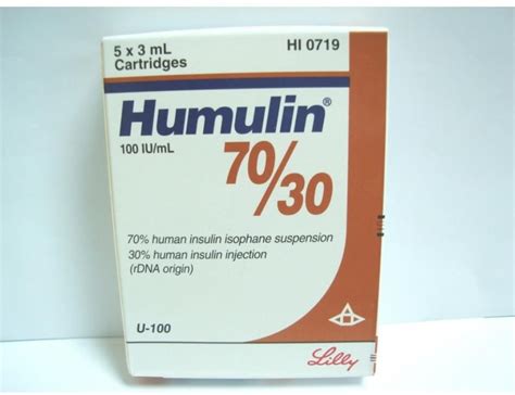 Humulin-m Prefil 70/30 100 Iu/ml 3 Ml 5 Kartus