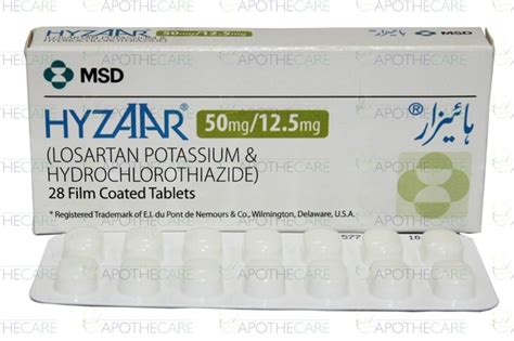Hysartar 50 Mg/12,5 Mg 28 Film Kapli Tablet