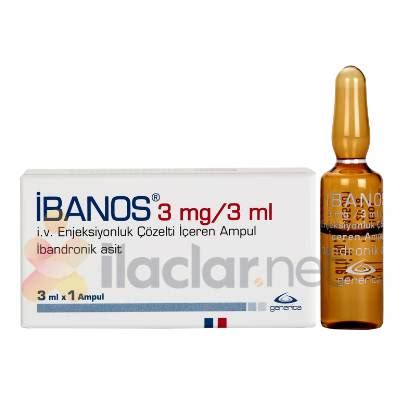 Ibanos 3 Mg/3 Ml Iv Enjeksiyonluk Cozelti