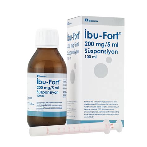 Ibu-fort 200 Mg/5 Ml 100 Ml Suspansiyon