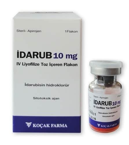Idarub 20 Mg Iv Liyofilize Toz Iceren Flakon