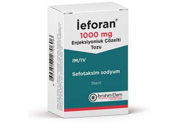 Ieforan 1000 Mg Enjeksiyonluk Cozelti Tozu