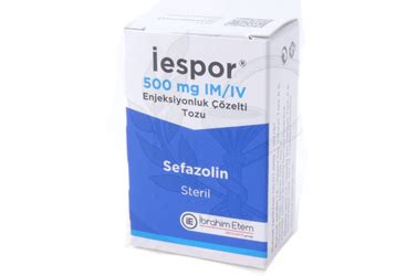 Iespor 500 Mg Im/iv Enjeksiyonluk Cozelti Tozu