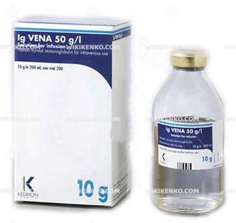 Ig Vena 10 Gr/200 Ml Iv Inf. Icin Solusyon Iceren Flakon