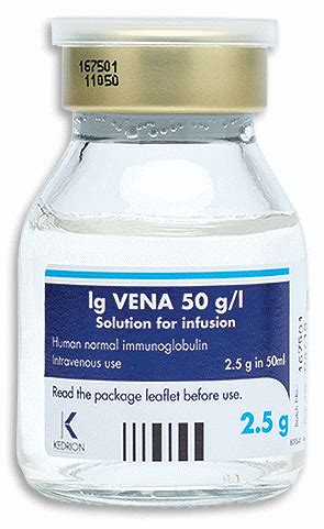 Ig Vena 2,5 Gr/50 Ml Iv Inf. Icin Solusyon Iceren Flakon