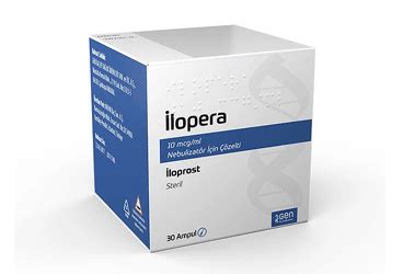 Ilopera 10 Mcg/ml Nebulazyon Icin Cozelti Iceren 30 Ampul