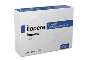 Ilotemol 20 Mcg/ml Iv Infuzyon Icin Cozelti Iceren Ampul (1 Ampul)