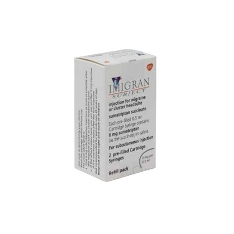 Imigran Subject 6mg/0,5mg 2 Kartus