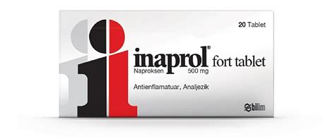Inaprol Fort 500 Mg 20 Tablet