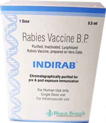 Indirab 2,5 Iu/0,5 Ml Kuduz Asisi Iceren 1 Flakon
