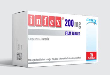 Infex 200 Mg 20 Film Tablet